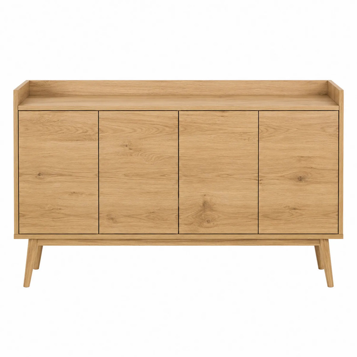 Sideboard Eichenfurnier 4 Türen 120x40x80cm