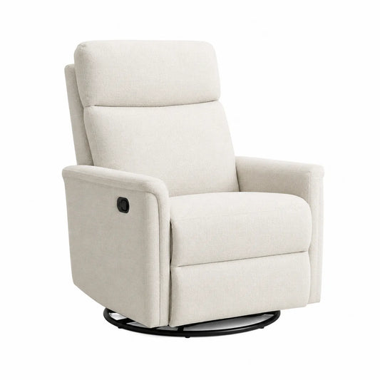 Verstellbarer Relaxsessel Stoff Beige
